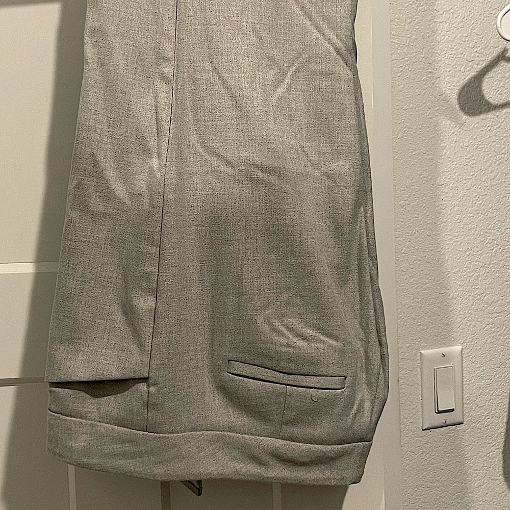 Grey lined trousers from The Limited